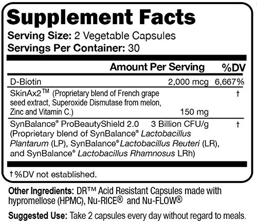 Skin Care Routine Supplement - Biotin Face Supplemnt