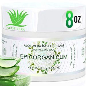 Organic Aloe Vera Moisturizing Cream Body and Face