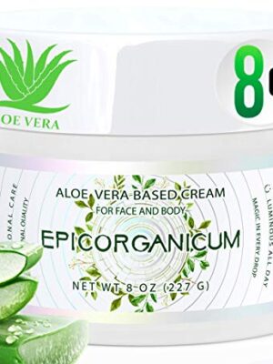 Organic Aloe Vera Moisturizing Cream Body and Face