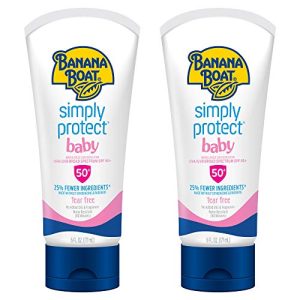 Banana Boat Simply Protect Tear Free, Reef Friendly Sunscreen Lotion for Baby