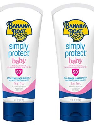 Banana Boat Simply Protect Tear Free, Reef Friendly Sunscreen Lotion for Baby
