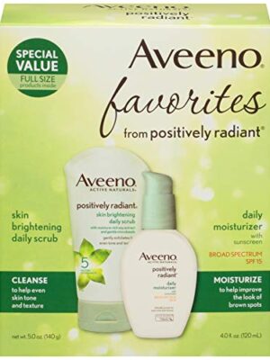 Aveeno Positively Radiant Morning Radiance Skin Care Gift Set