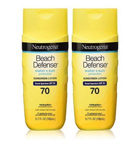 Neutrogena Beach Defense Sunscreen Body Lotion SPF 70 - 6.7 oz (2 Pack)