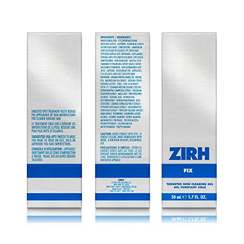 ZIRH Men's Skincare FIX Blemish Control Gel