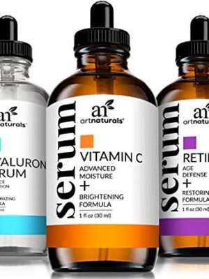 ArtNaturals Anti-Aging-Set with Vitamin-C Retinol and Hyaluronic-Acid