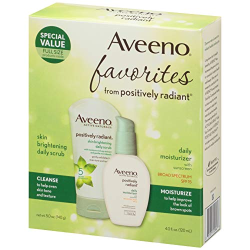 Aveeno Positively Radiant Morning Radiance Skin Care Gift Set
