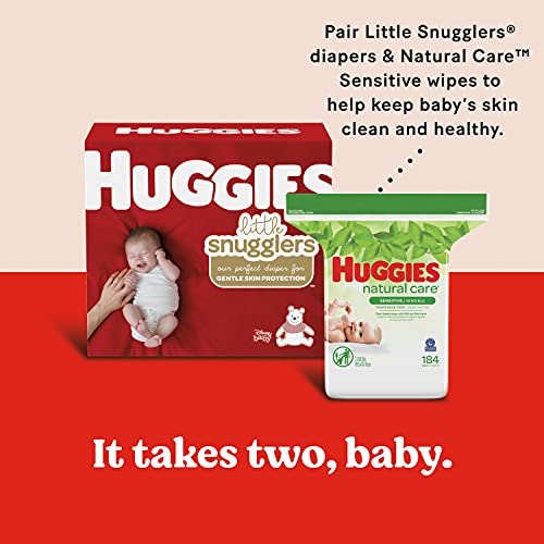 Baby Wipes, Huggies Natural Care Sensitive Baby Diaper Wipes