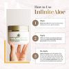 Complete Skin Care Set - Natural Aloe Face and Body Cream, Moisturizer for Dry Skin with Collagen, Peptides, Hyaluronic Acid, Green Tea, Rosehip Oil, and More - Fragrance-Free (2) 8oz + (2) 0.5oz