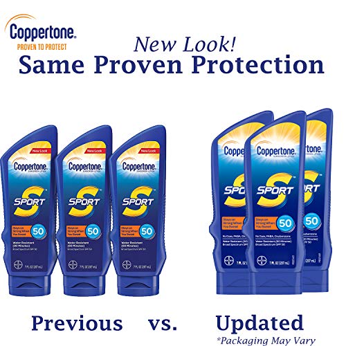 Coppertone SPORT Sunscreen Lotion Broad Spectrum SPF 50