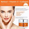 Vitamin C + Retinol + Collagen | Supercharged Anti-Aging Cream for Face