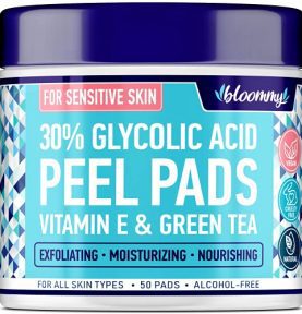 AHA Glycolic Acid Peel Pads for Sensitive Skin
