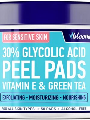 AHA Glycolic Acid Peel Pads for Sensitive Skin