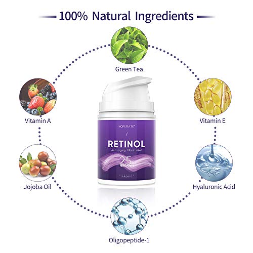 Retinol Cream with Hyaluronic Acid and Vitamin E - Anti-Aging
