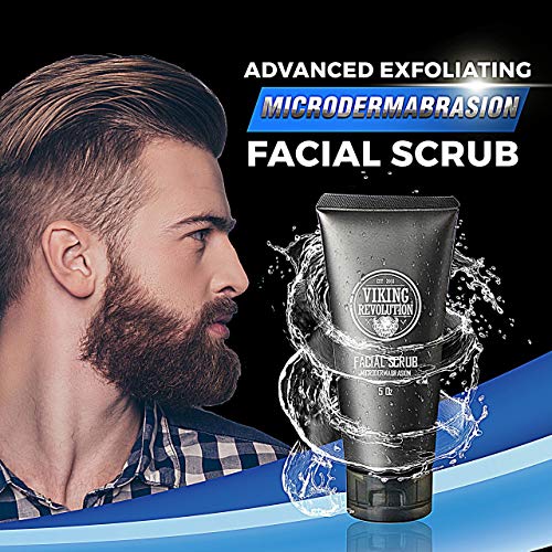 Viking Revolution Microdermabrasion Face Scrub for Men