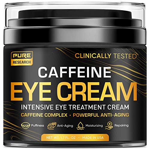 Caffeine Eye Cream For Anti Aging, Dark Circles,