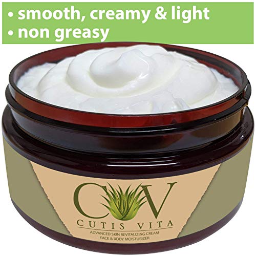 Natural Moisturizing Cream with Aloe Vera and Shea Butter for Relief from Eczema
