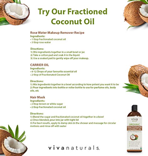 Viva Naturals, Organic Fractional Coconut Oil