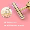 2 in 1 Face Massager Roller - Golden Pulse Electric Device for Instant Face Lift and Skin Tightening