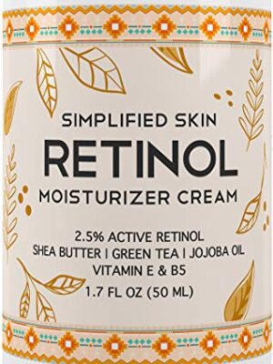 Retinol Moisturizer Cream 2.5% for Face, Eye Area