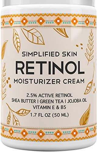 Retinol Moisturizer Cream 2.5% for Face, Eye Area