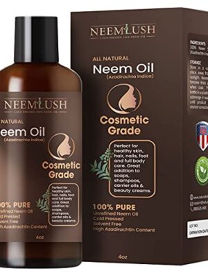 Organic Neem Oil - Hair, Nails - 100% Pure Neem Oil