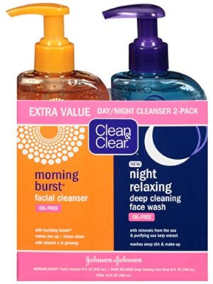 Clean & Clear 2-Pack Day and Night Face Cleanser
