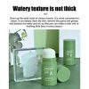 Green Tea Facial Cleanser Stick,Purifying Clay Stick Mask