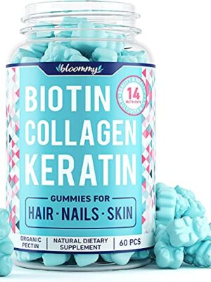 Biotin, Keratin, Fish Collagen Gummies - Additional Energy Biotin 5000 mcg