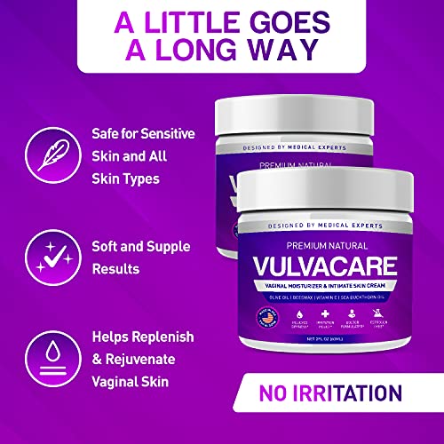 Natural Vulva Balm Cream - Intimate Skin Care for Menopause Support