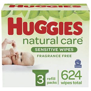 Baby Wipes, Huggies Natural Care Sensitive Baby Diaper Wipes
