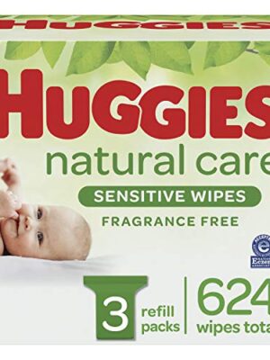 Baby Wipes, Huggies Natural Care Sensitive Baby Diaper Wipes