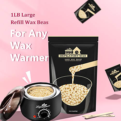 Lifestance Wax Beads Hair Removal Hard Wax Kit