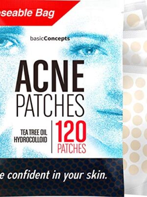 Tea Tree Oil and Hydrocolloid Pimple Patches for Face