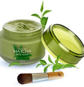 Green Tea Matcha Facial Mud Mask, Removes Blackheads