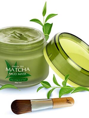 Green Tea Matcha Facial Mud Mask, Removes Blackheads