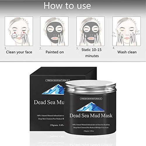 Dead Sea Mud Mask - Added collagen -Reduces Blackheads