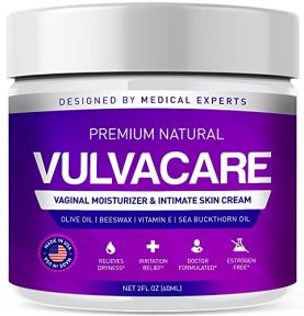 Natural Vulva Balm Cream - Intimate Skin Care for Menopause Support, Relieves Dryness, Itching, Burning, Redness, Chafing, Odor, Irritation - Estrogen-Free Moisturizer (2 oz).