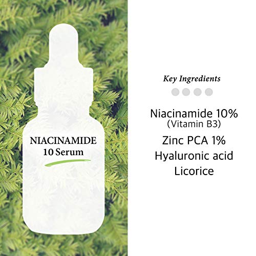 Korean Skin Care Marvel: Niacinamide 10% + Zinc 1% Serum - Pore Reducer, Even Skin Tone, Acne Solution