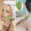 Rose Quartz Gua Sha Massage Tool - Facial Beauty Instrument for Women - Skin Care and Face Sculpting Tool - Neck Massager - Slimming and Firming SPA Board