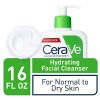 CeraVe Hydrating Facial Cleanser . Moisturizing Non-Foaming Face Wash