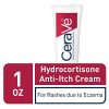 CeraVe Hydrocortisone Cream 1%, 1 Ounce , Eczema Treatment