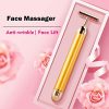 2 in 1 Face Massager Roller - Golden Pulse Electric Device for Instant Face Lift and Skin Tightening