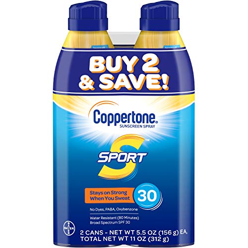 Coppertone Sport Steady Sunscreen Spray: Unrivaled SPF 30 Protection for Every Move You Make