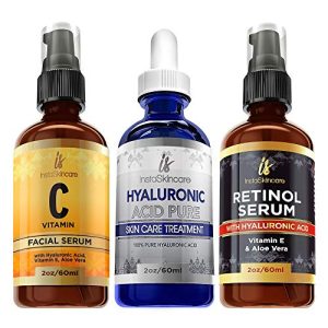 Pack of 3 Vitamin C, Hyaluronic Acid