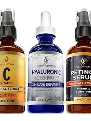 Pack of 3 Vitamin C, Hyaluronic Acid