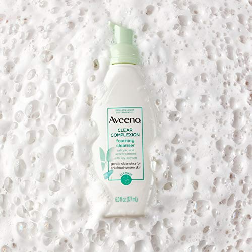 Aveeno Clear Complexion Foaming Oil-Free Facial Cleanser