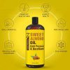 Pure Cold Pressed Sweet Almond Oil - Big 32 fl oz Bottle - Image 2