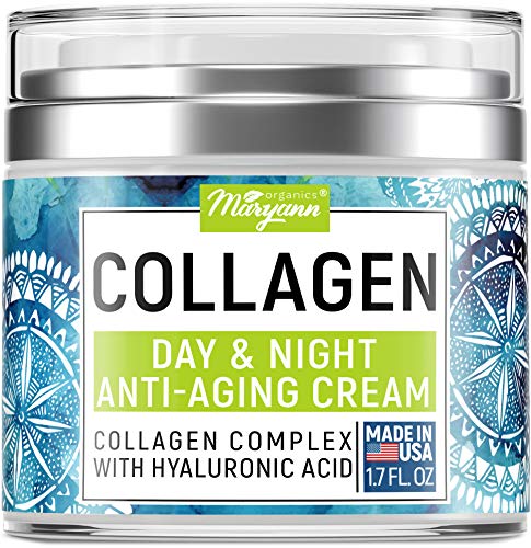 Maryann Organics Collagen Cream - Anti Aging Face Moisturizer