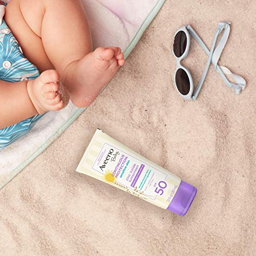 Aveeno Baby Continuous Protection Zinc Oxide Mineral Sunscreen Lotion