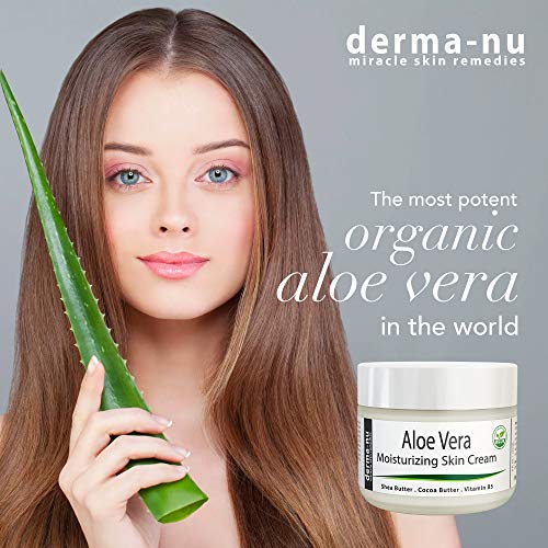 Organic Aloe Vera Lotion for Face - Facial Moisturizng for Dry Skin